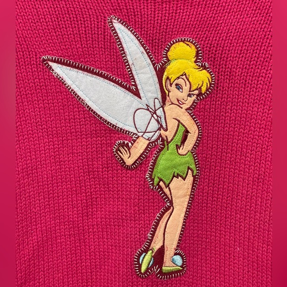 Vintage Disney Store Tinker Bell Knit Sweater - Picture 4 of 5